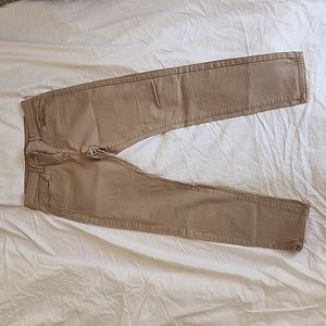 Tan Jeans / Jeggings, Marks & Spencer, Size 10 (UK 14)